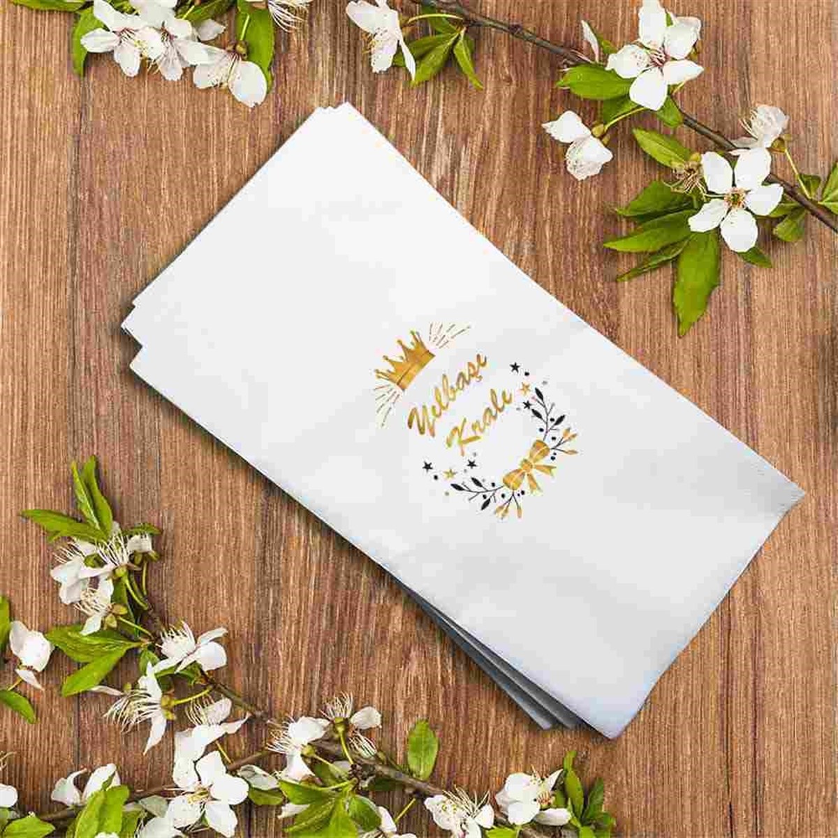 Yeni Yıl Hediyesi Peçete Baskı 