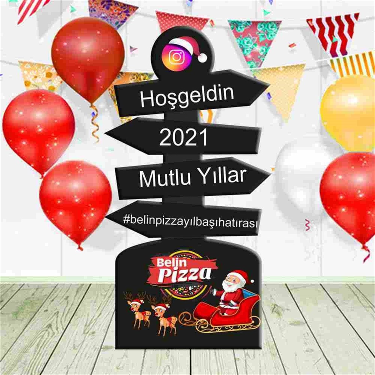Yılbaşı Hatırası Firma Özel Özel Parti Organizasyon Pano 
