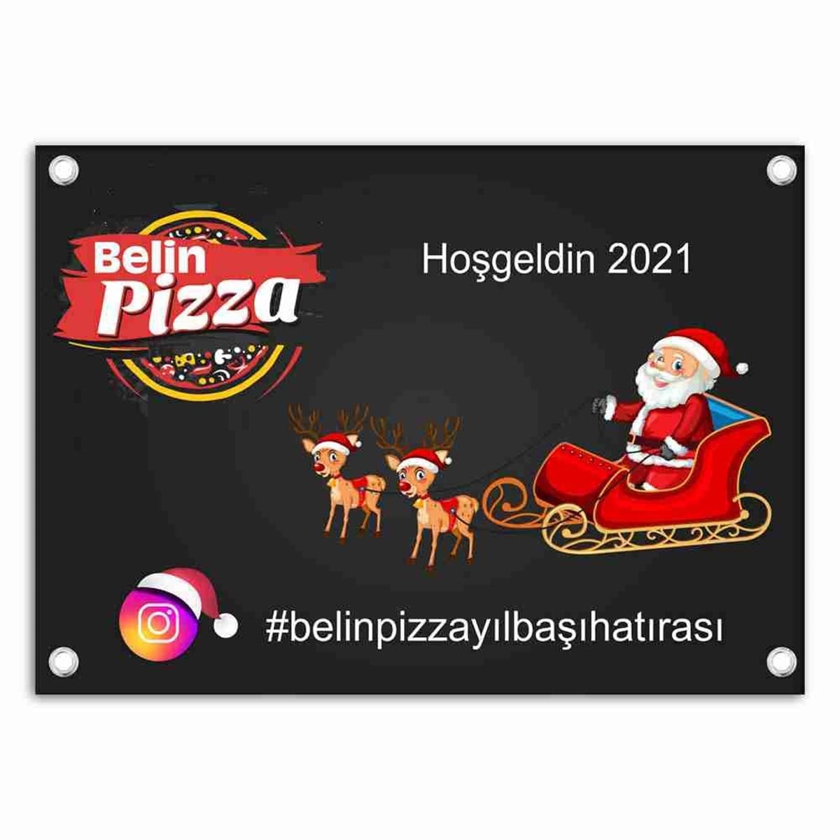 Yılbaşı Hatırası Lgolu Afiş 