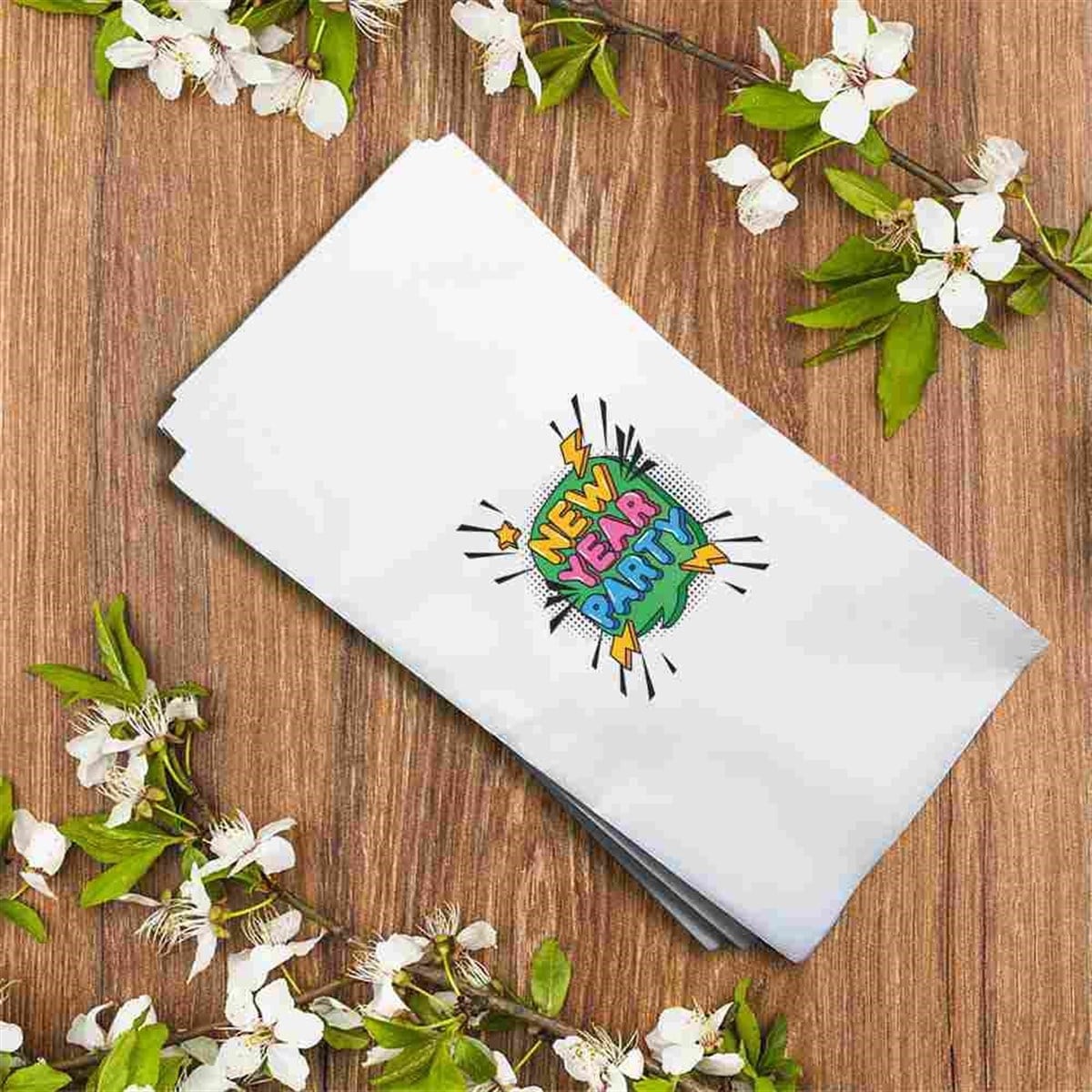 Yılbaşı Hatırası Peçete Baskı  