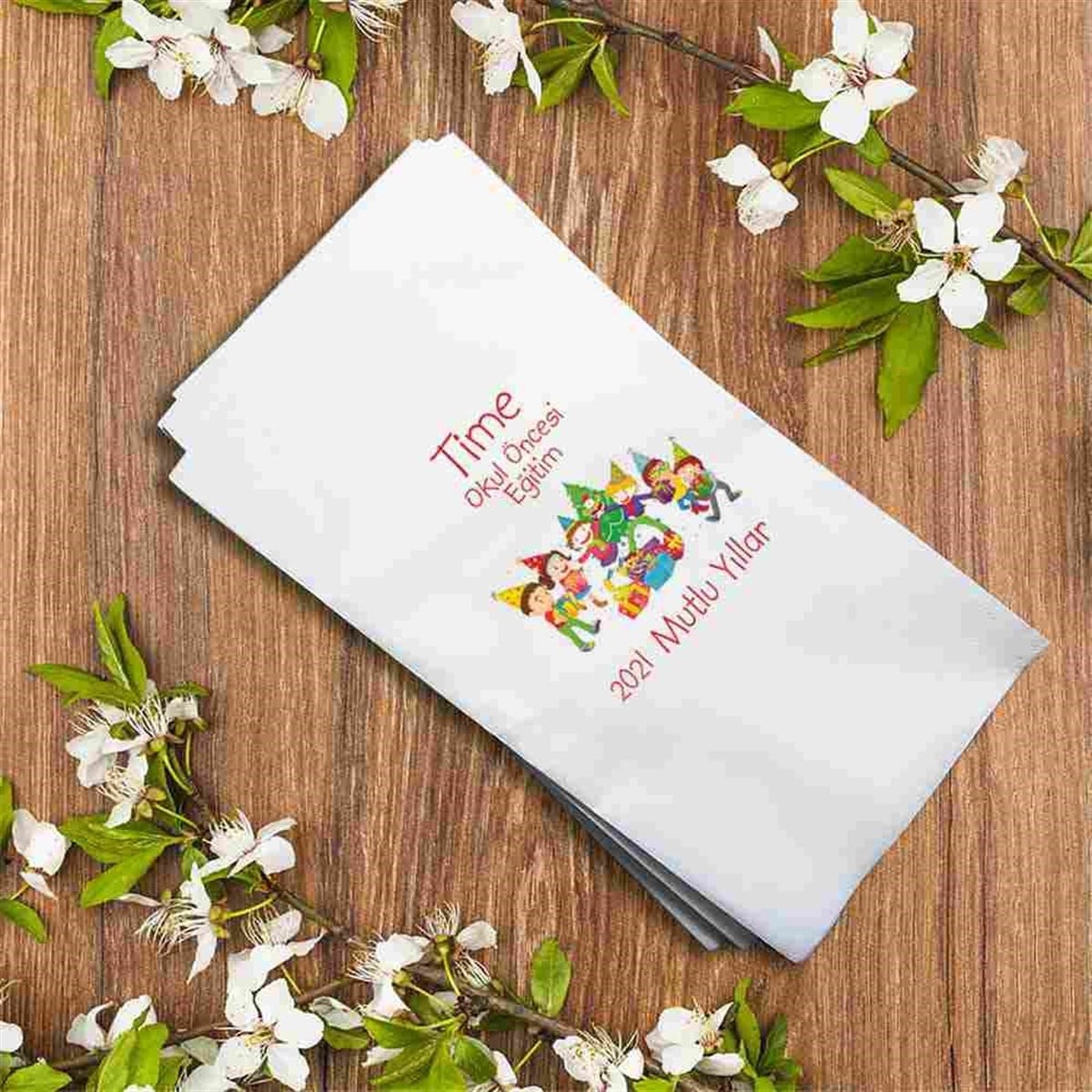 Yılbaşı Hediyelik Peçete Baskı 