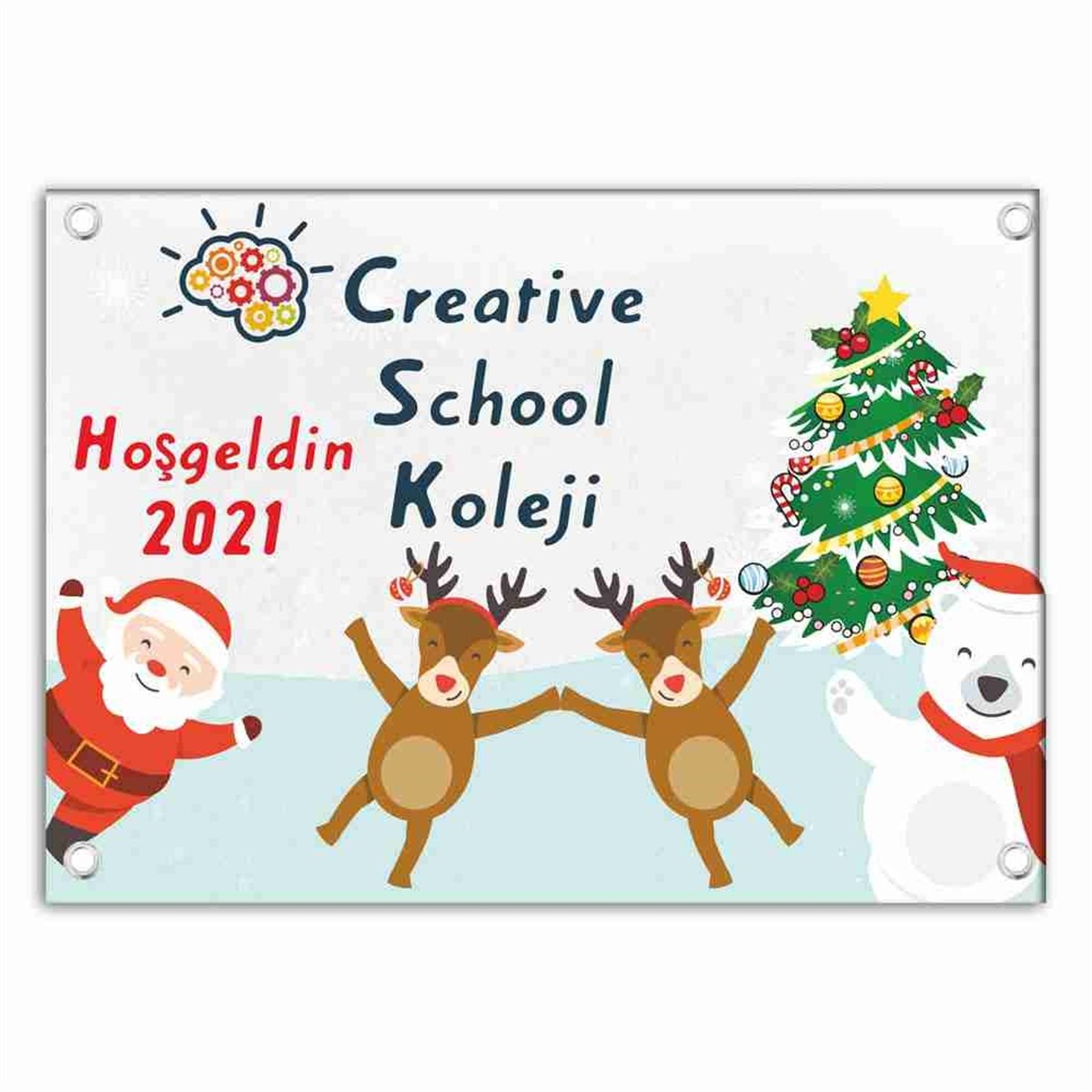 Yılbaşı Kolej Özel Kutlama Afiş 
