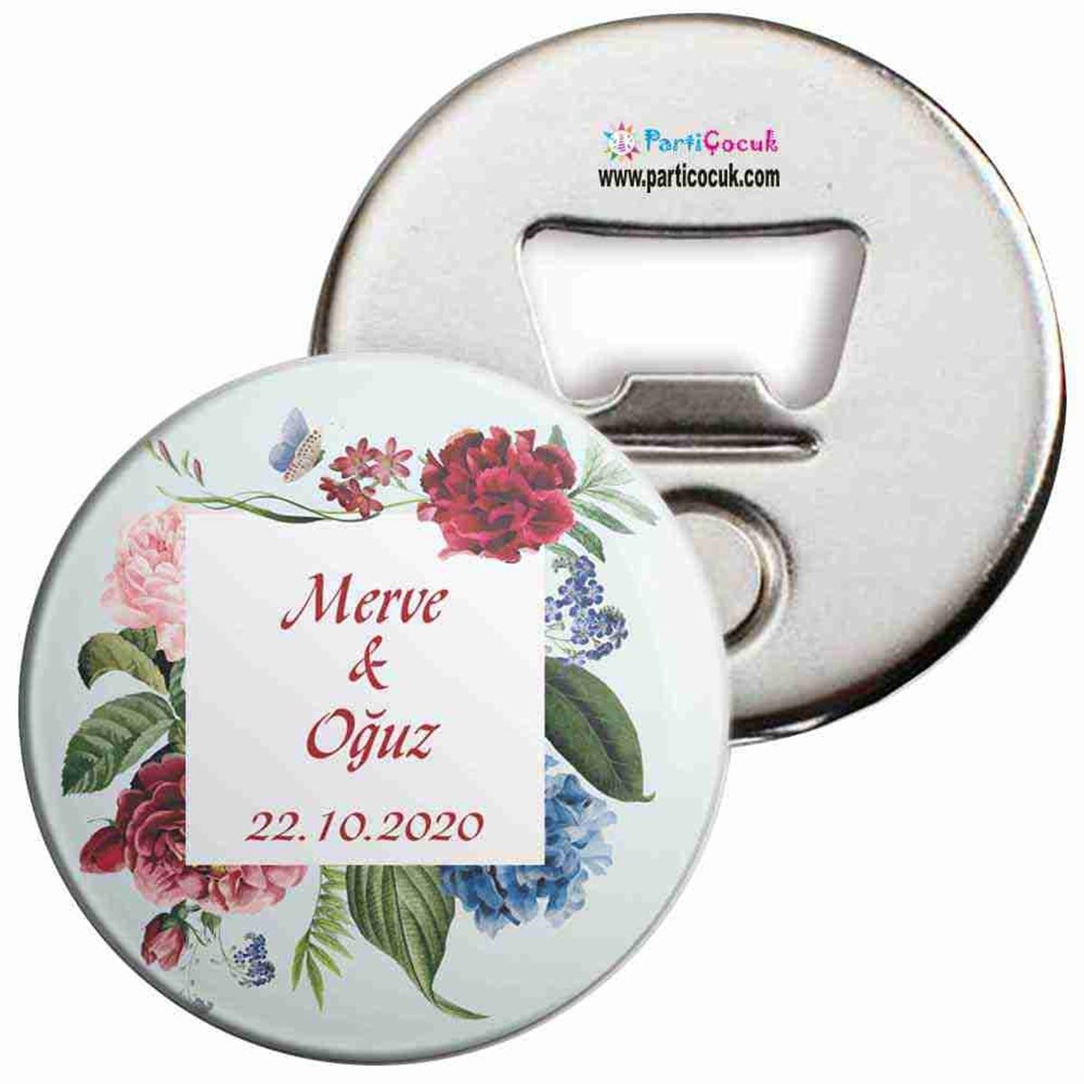 Yuvarlak Açacak Magnet Nişan Konsept  