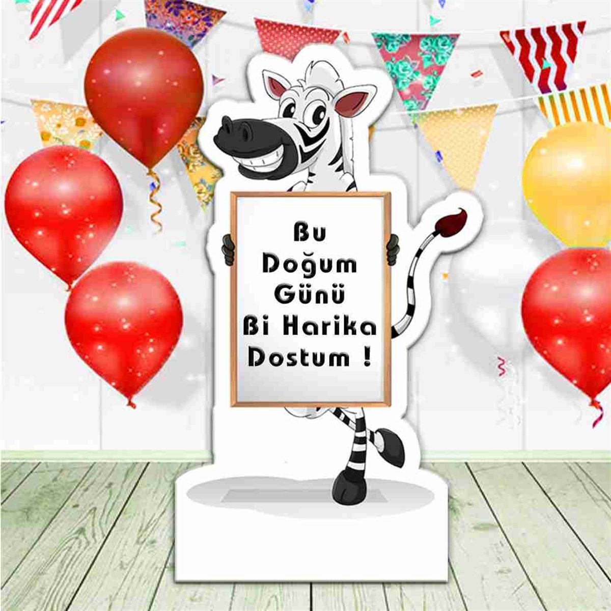 Zebra Karşılama Pano 
