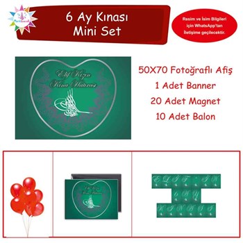 Altı Ay Kınası tuğralı Konsept Mini Set 