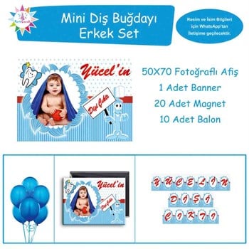 Diş Buğdayı Levhalı Diş Fırçalı Mini Set 