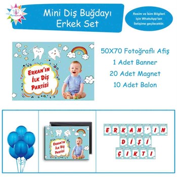 Diş Partisi Uçan Dişler Gökkuşağı Mini Set 
