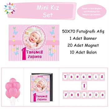 Doğum Günü Pembe Puantiyeli  