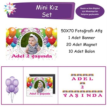 Doğum Günü  Renkli Balonlu Konsept 