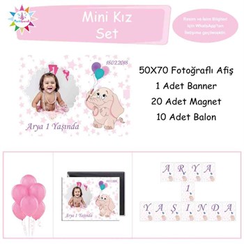 Doğum Günü Yıldız Filli Balonlu  