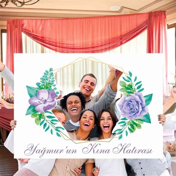 Kına Gece Kişiye Özel Pano 