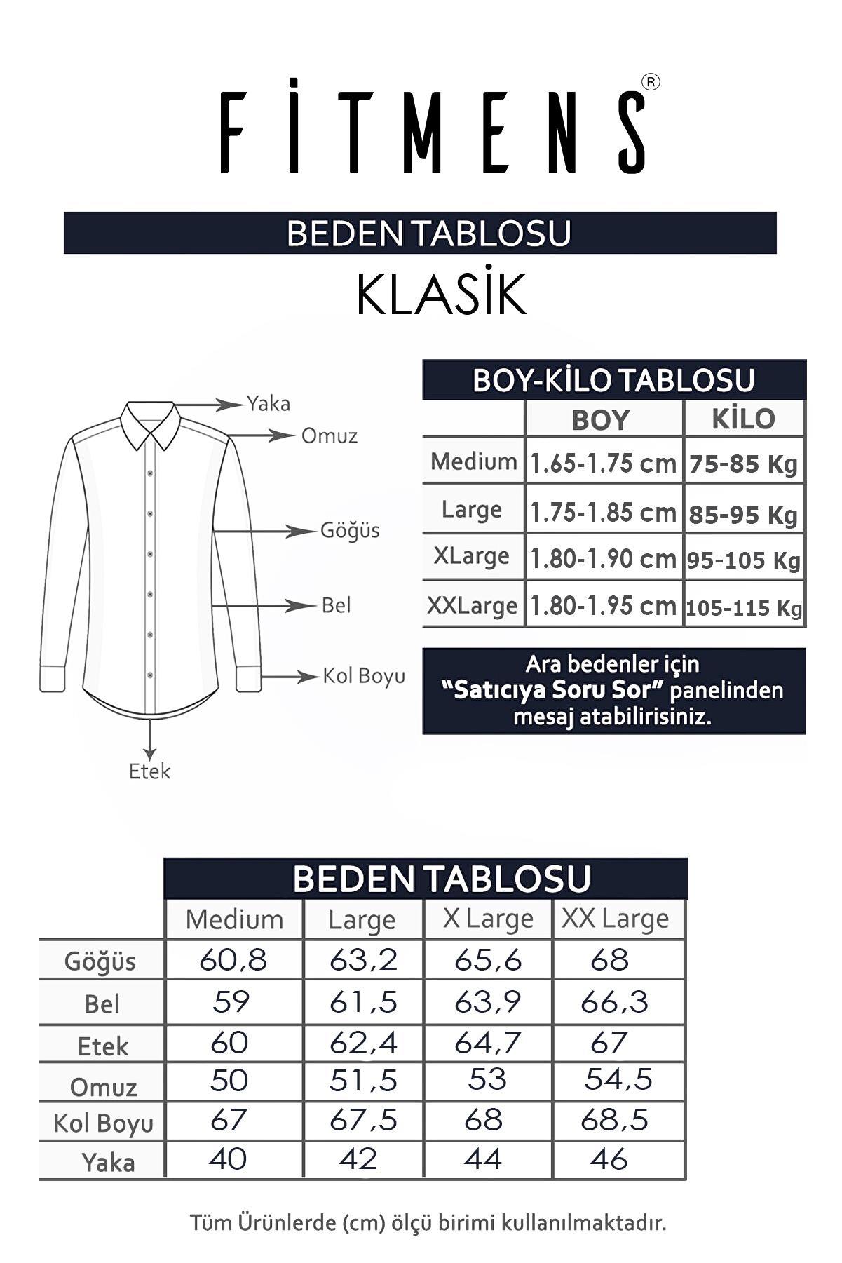 Klasik Kısa Kol Terry Cotton Hediye Kutulu Erkek Gömlek FS-000763 - Ö821 Mavi