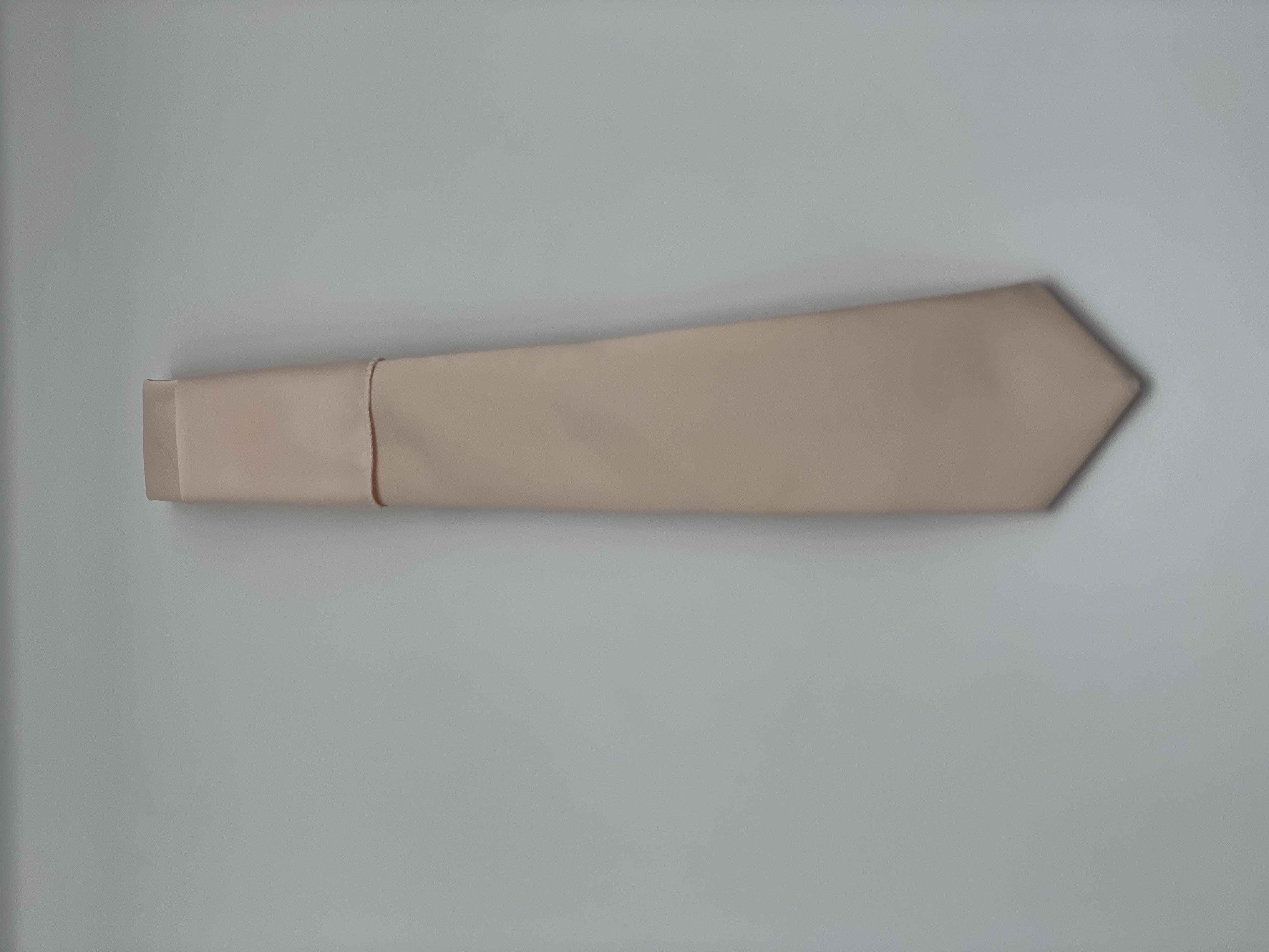 Erkek Kravat Mendil Seti FS-001866 - Ekru