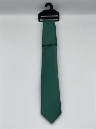 Erkek Kravat Mendil Seti FS-001866 - Yeşil
