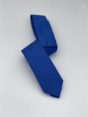 Erkek Kravat Mendil Seti FS-001866 - Saks Mavi