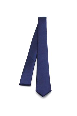 Erkek Mendilsiz Düz Kravat FS-001868 - Lacivert