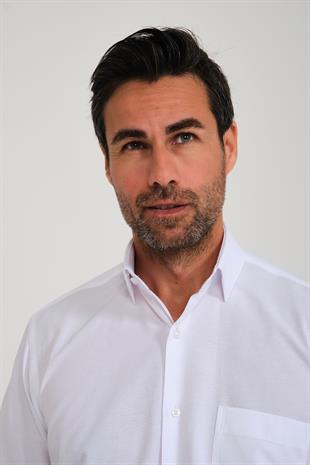 Klasik Kısa Kol Pitikare Armür Hediye Kutulu Erkek Gömlek FS-001201 - Beyaz