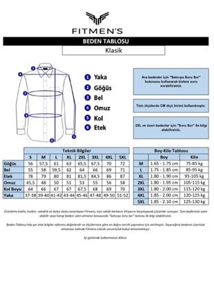 Klasik Uzun Kol Filafil Pitikareli Swift Hediye Kutulu Erkek Gömlek FS-001263 - Gri