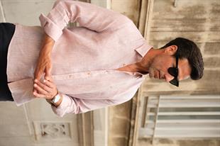 Slim Fit Uzun Kol %100 Keten Nefes Alabilen Kumaştan Hediye Kutulu Erkek Gömlek FS-004170 - Bej