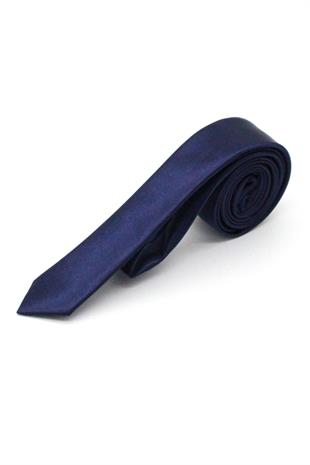 Erkek Mendilsiz Düz Kravat FS-001868 - Lacivert