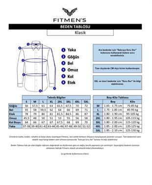 Klasik Uzun Kol Kışlık %100 Cotton Kareli Yaka Düğmeli Hediye Kutulu Erkek Gömlek FS-003127 - Kahverengi