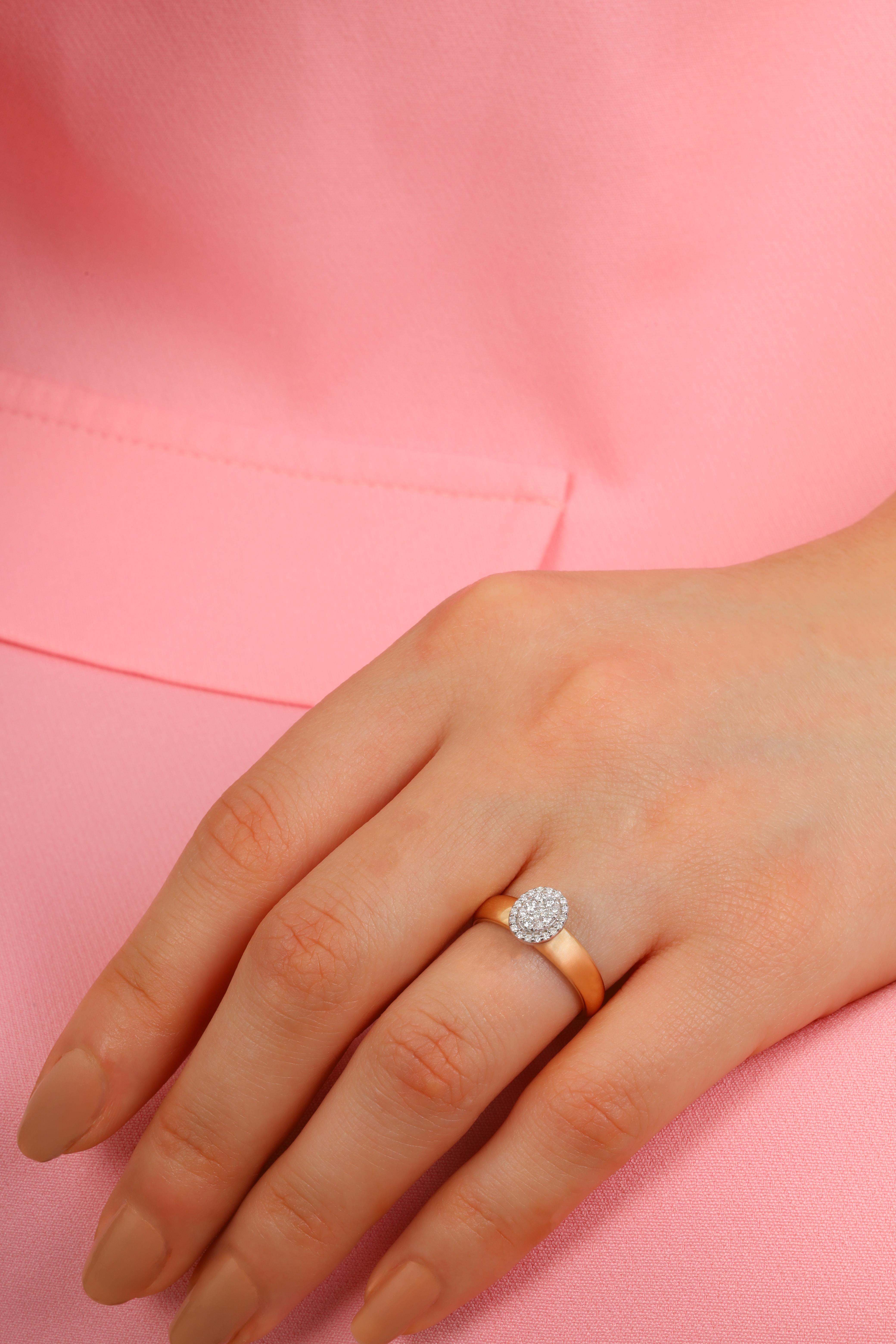 0.22 CT. BAGET PIRLANTA YÜZÜK 