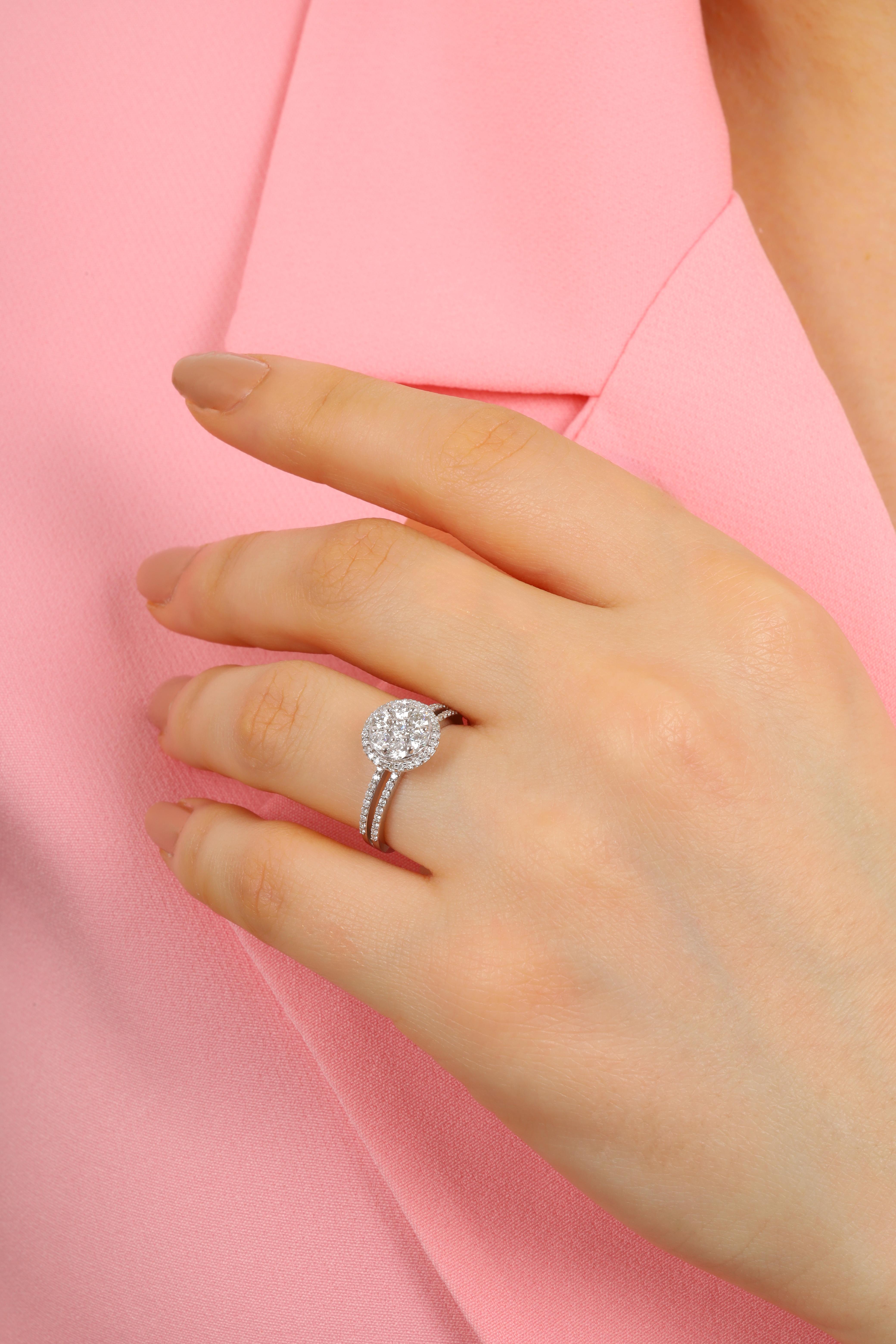 0.80 CT. BAGET PIRLANTA YÜZÜK