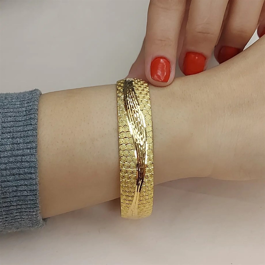 15.00 GR SU YOLU MODEL ALTIN BİLEZİK