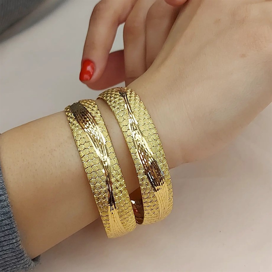 15.00 GR SU YOLU MODEL ALTIN BİLEZİK