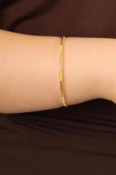 10.00 GR YILDIZLI - MAT  AJDA MODEL ALTIN BİLEZİK