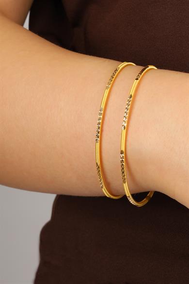 10.00 GR YILDIZLI - MAT  AJDA MODEL ALTIN BİLEZİK