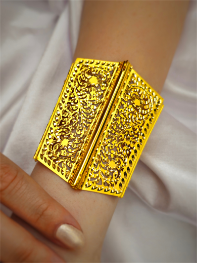12 SIRA ŞIMRA ZİNCİRLİ AKITMA ALTIN BİLEKLİK