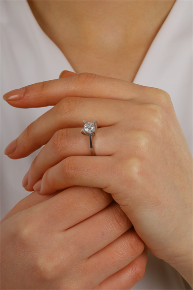 1.00 CT.TEKTAŞ PIRLANTA YÜZÜK