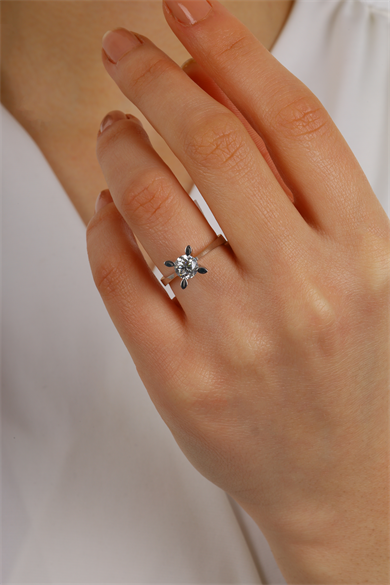 1.00 CT.TEKTAŞ PIRLANTA YÜZÜK