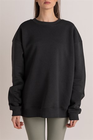 Antrasit Oversize Sweatshirt