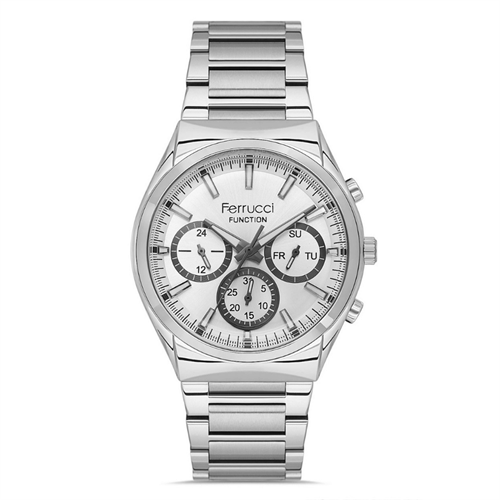 Ferrucci FER.03517M.03 Çelik Kordon Erkek Kol Saati