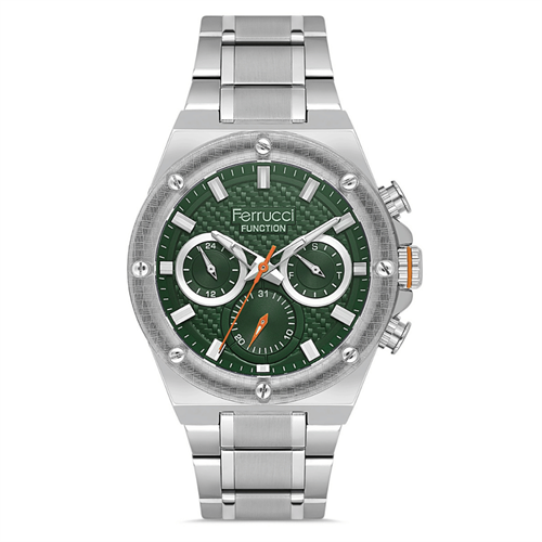 Ferrucci FER.03566M.05 Çelik Kordon Erkek Kol Saati