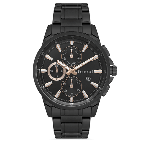Ferrucci FER.03596M.03 Çelik Kordon Erkek Kol Saati