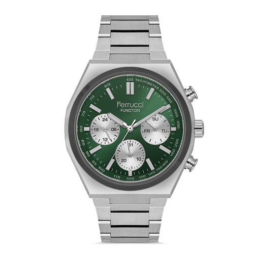 Ferrucci FER.03610M.02 Çelik Kordon Erkek Kol Saati