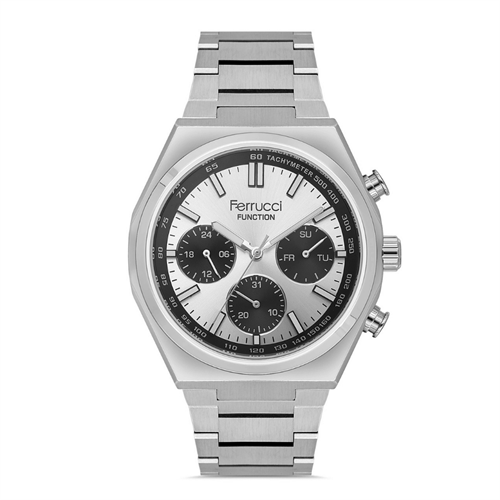 Ferrucci FER.03610M.05 Çelik Kordon Erkek Kol Saati