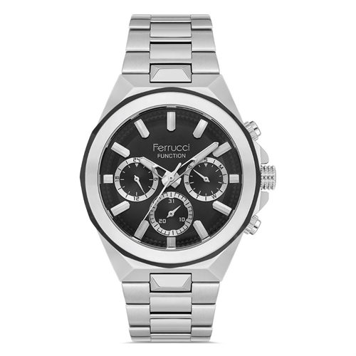 Ferrucci FER.03647M.01 Çelik Kordon Erkek Kol Saati