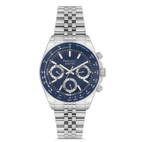 Ferrucci FER.03648M.02 Çelik Kordon Erkek Kol Saati