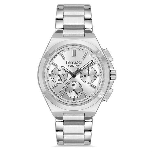 Ferrucci FER.03651M.01 Çelik Kordon Erkek Kol Saati