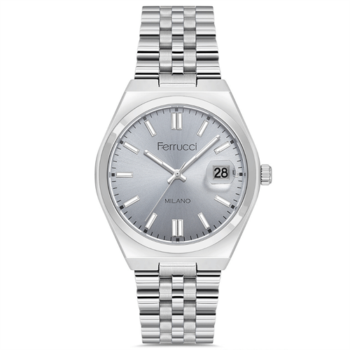 Ferrucci FER.03661M.08 Çelik Kordon Erkek Kol Saati