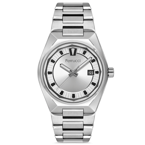 Ferrucci FER.03664M.01 Çelik Kordon Erkek Kol Saati