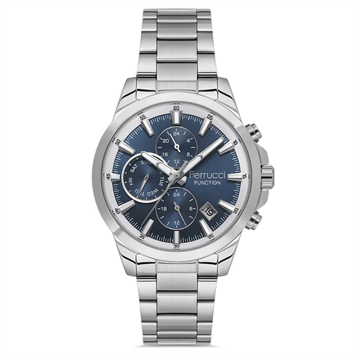Ferrucci FER.03668M.02 Çelik Kordon Erkek Kol Saati