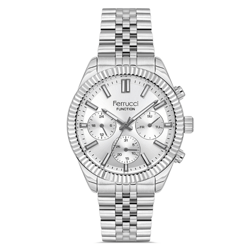 Ferrucci FER.03697M.01 Çelik Kordon Erkek Kol Saati