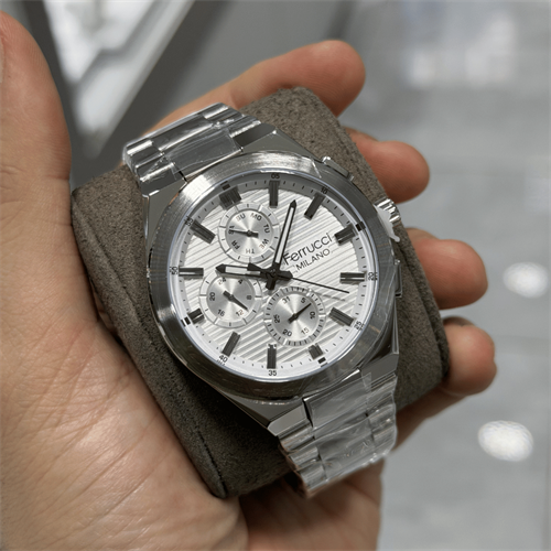 Ferrucci FER.03734M.02 Çelik Kordon Erkek Kol Saati