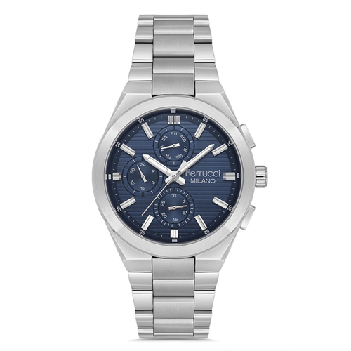 Ferrucci FER.03734M.04 Çelik Kordon Erkek Kol Saati