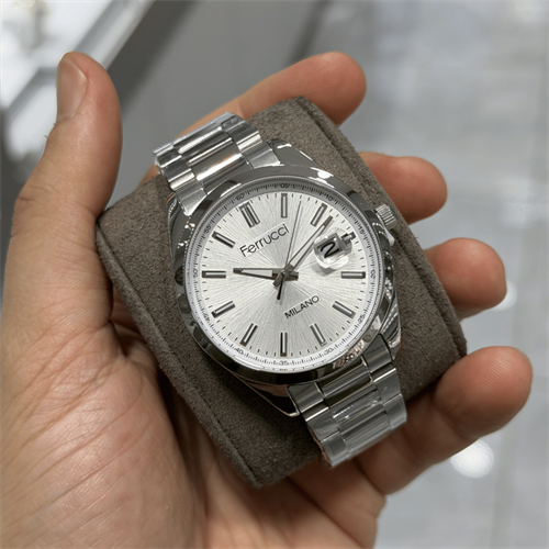 Ferrucci FER.03748M.01 Çelik Kordon Erkek Kol Saati